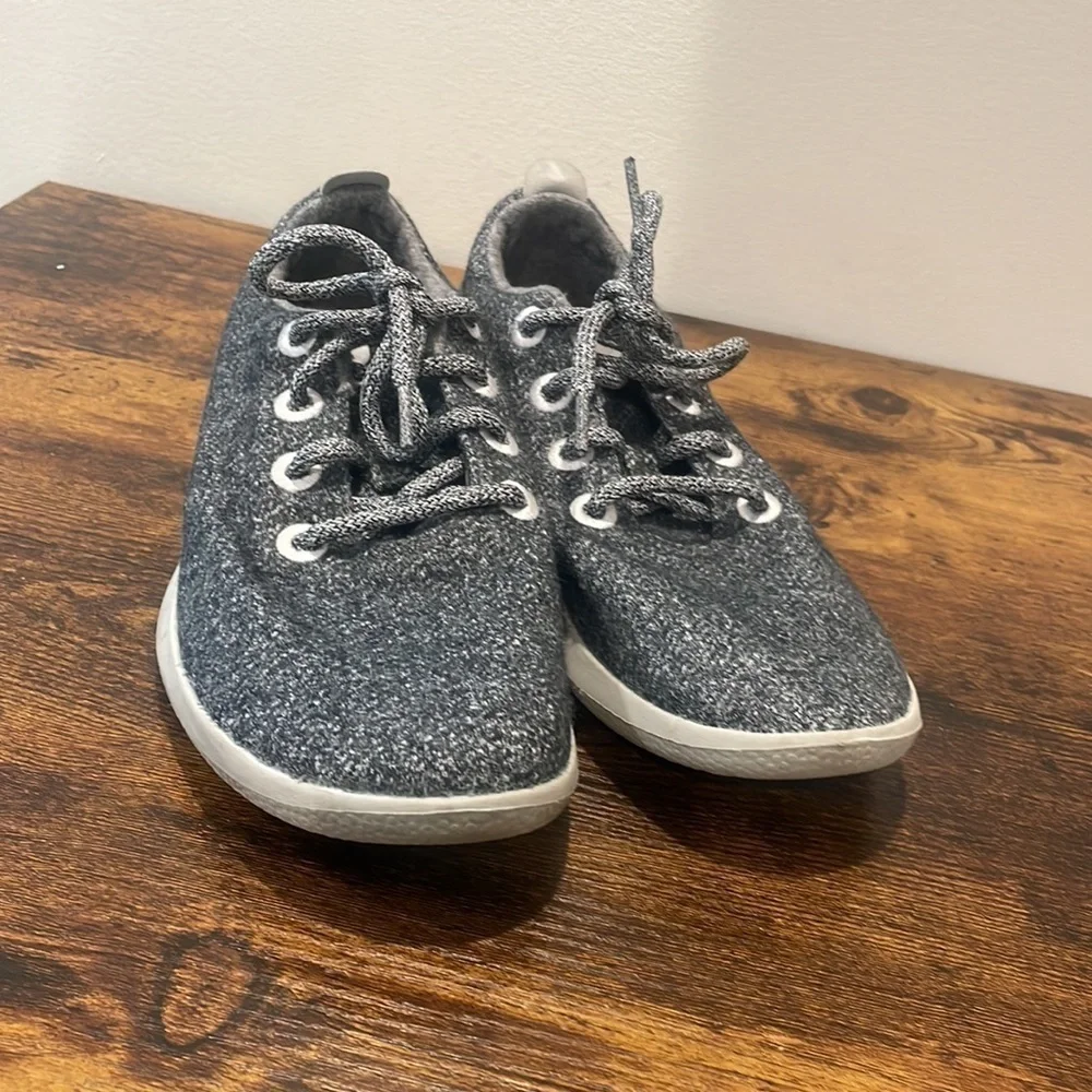 Allbirds sneakers Wool Runners Casual Lace Up Gray size 8 women